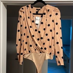 Polka dot body suit - NWT